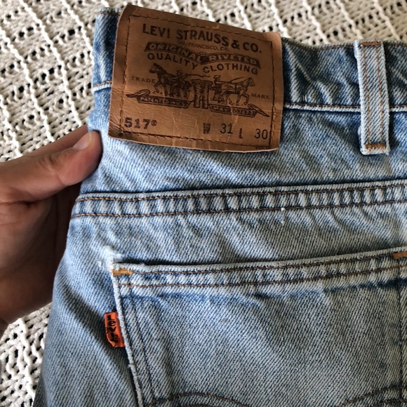 Vintage Levi’s 517 Orange Tab Jeans - Picture 4 of 4